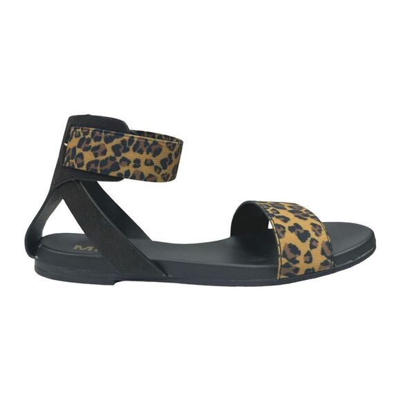 MIA Lydya Leopard Print Elastic Strap Sandals - Size 5.5 - Picture 1 of 9